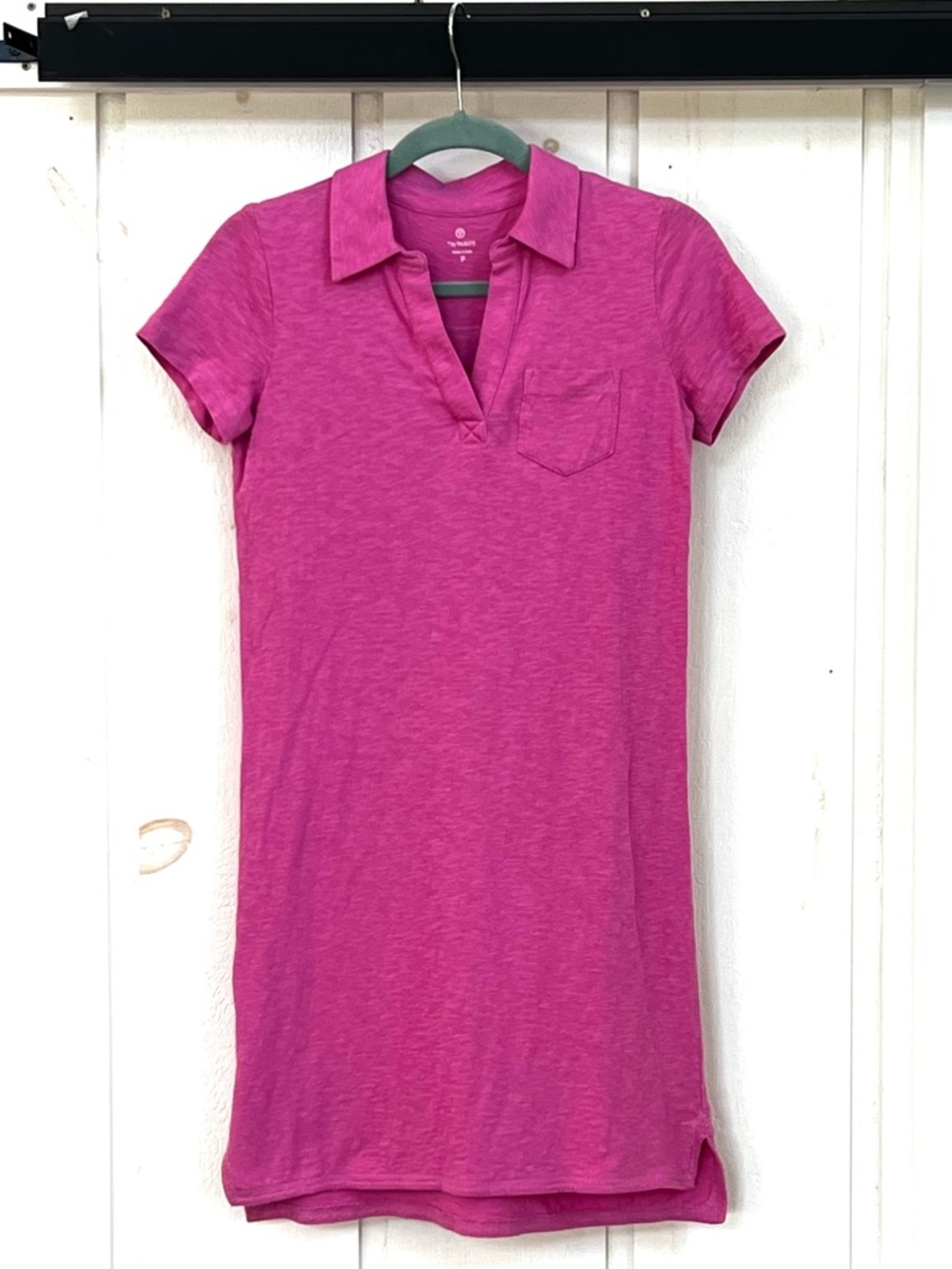 Talbots Johnny Collar T-Shirt Dress